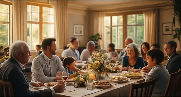Reisegruppe aus Berlin Feier goldene Hochzeit in der Uckermark nahe Berlin