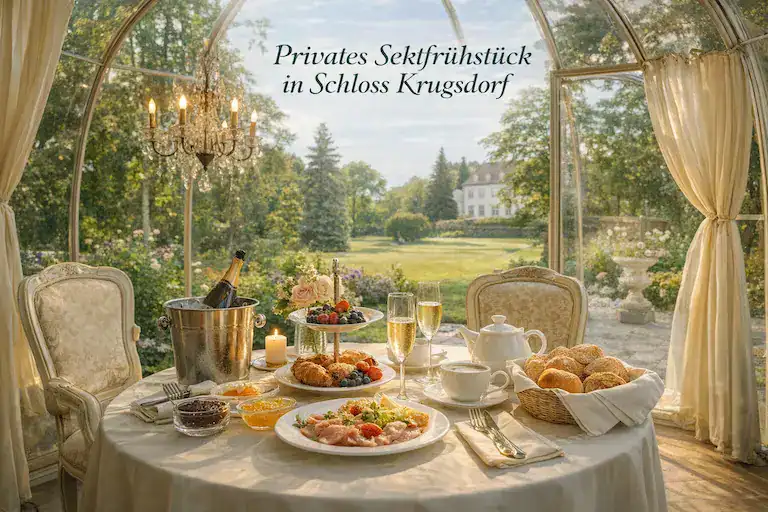Gutschein Privates Sektfrühstück in Schloss Krugsdorf bei Pasewalk