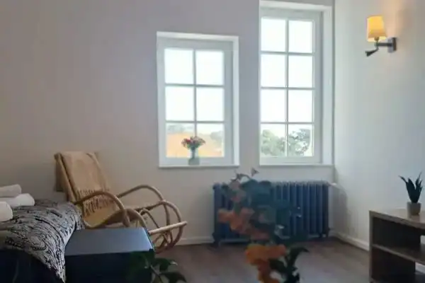 Komfortables Doppelzimmer in Schloss Krugsdorf bei Pasewalk