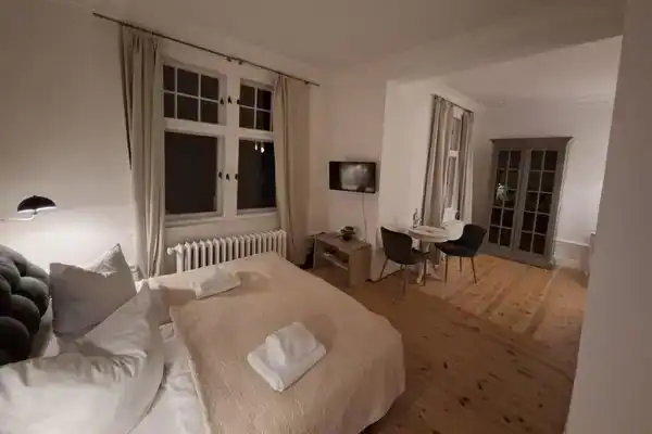 Komfortables Doppelzimmer in Schloss Krugsdorf bei Pasewalk