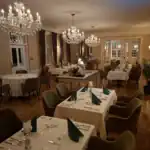 Speisesaal für Familienfeier im Schloss Krugsdorf 1,5 Stunden von Berlin