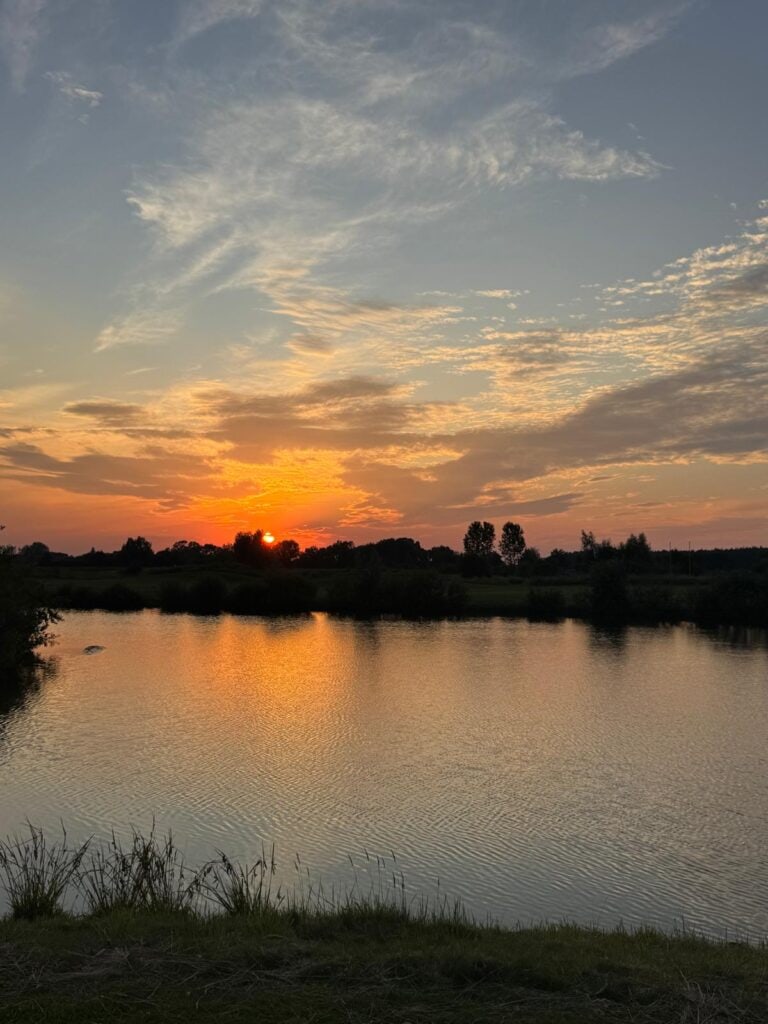 Golfplatz Schoss Krugsdorf nahe Pasewalk bei Nacht