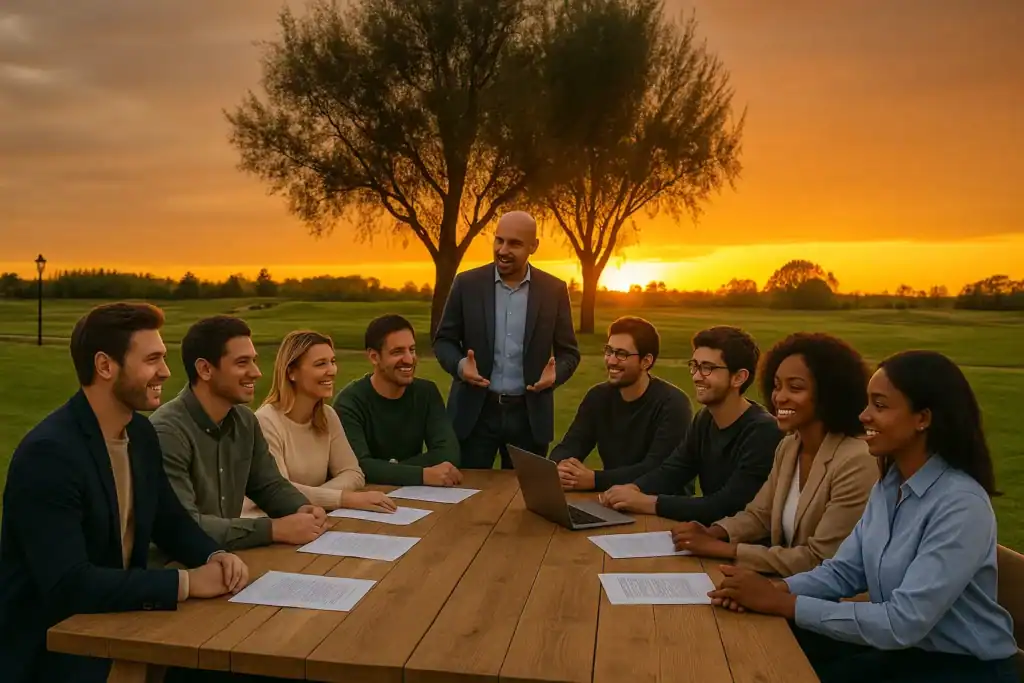 Workshop nahe Berlin unter freiem Himmel