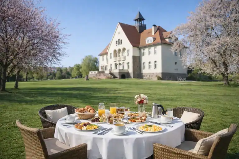 Frühstück im Schlosspark