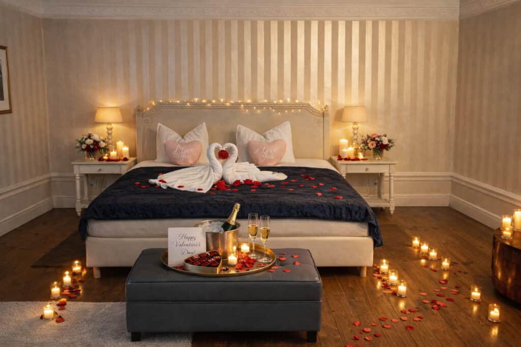 Valentinstag Hotelzimmer