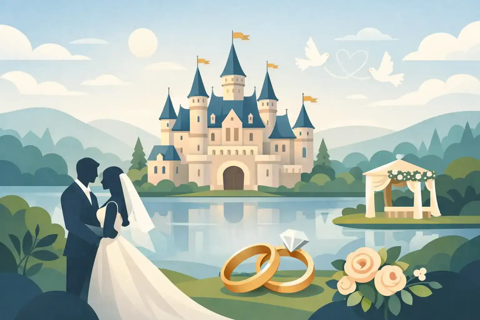 Schlosshotel für Hochzeit richtig wählen