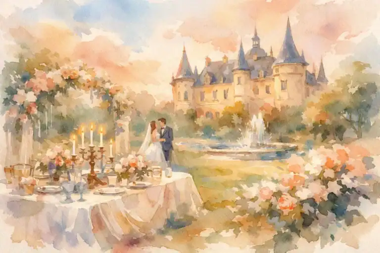 Hochzeit feiern im Schloss - stilvoll planen