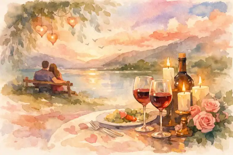 Romantik-Wochenende mit Dinner planen