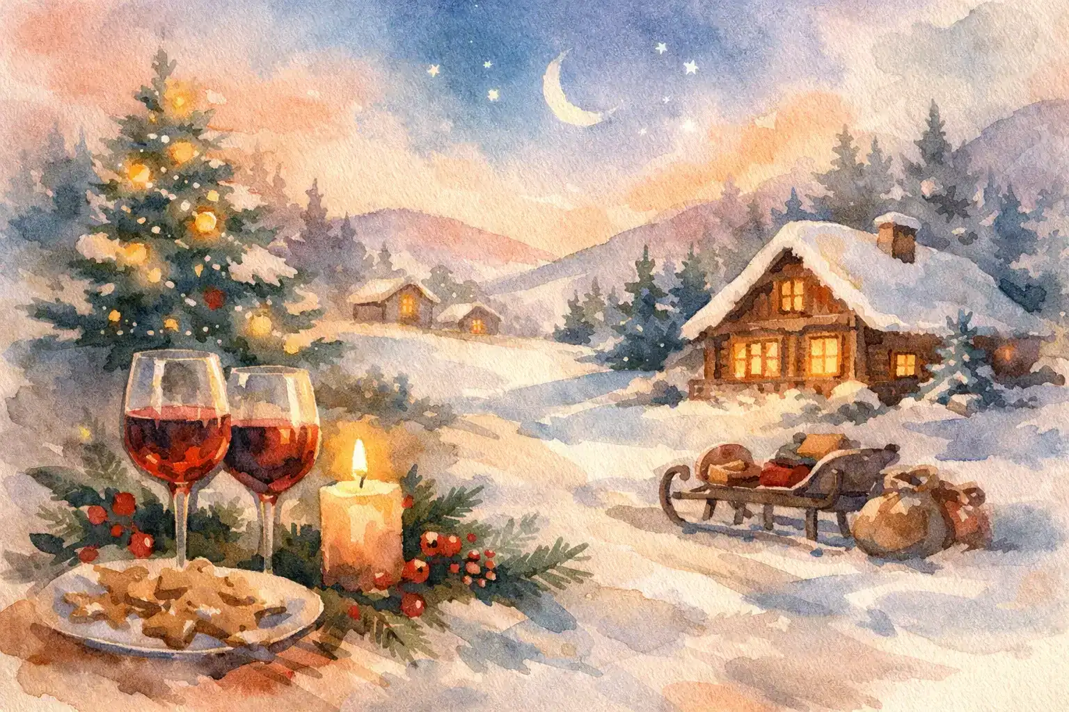 Weihnachtsfeier mit Übernachtung planen