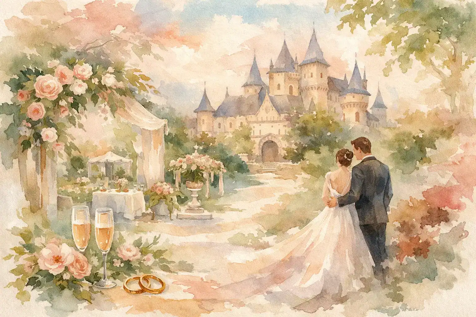 Guide für ein Hochzeitswochenende im Schloss