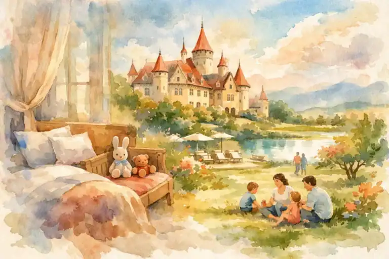 Schloss Hotel mit Familienzimmer für Auszeiten