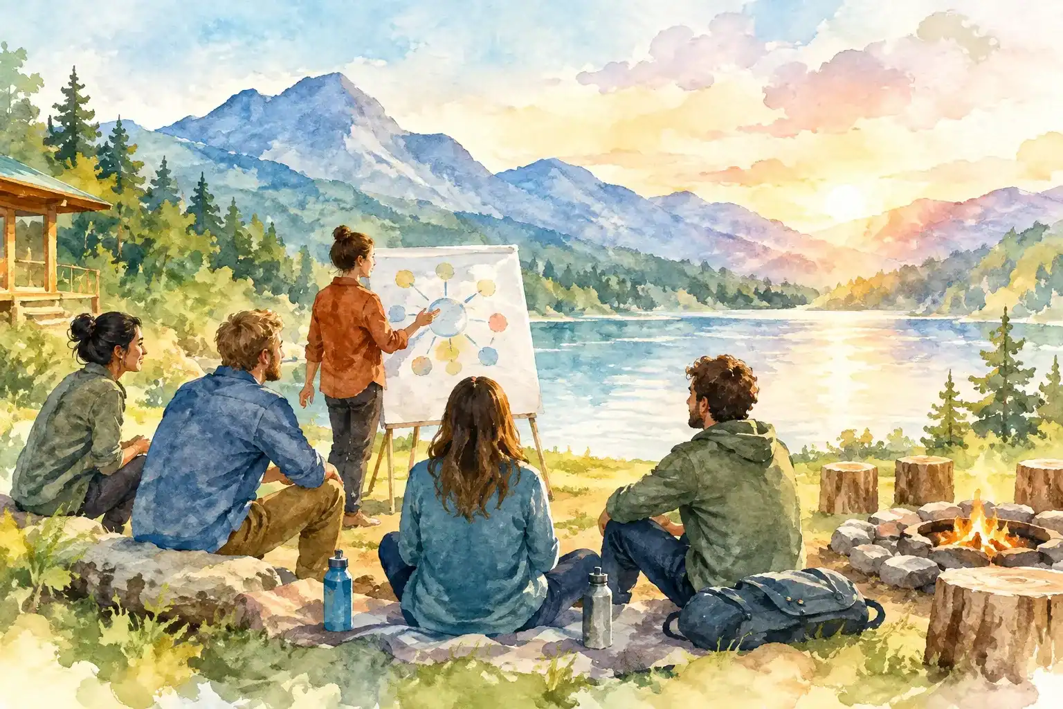 Planung eines Teambuilding Retreats mit Wirkung