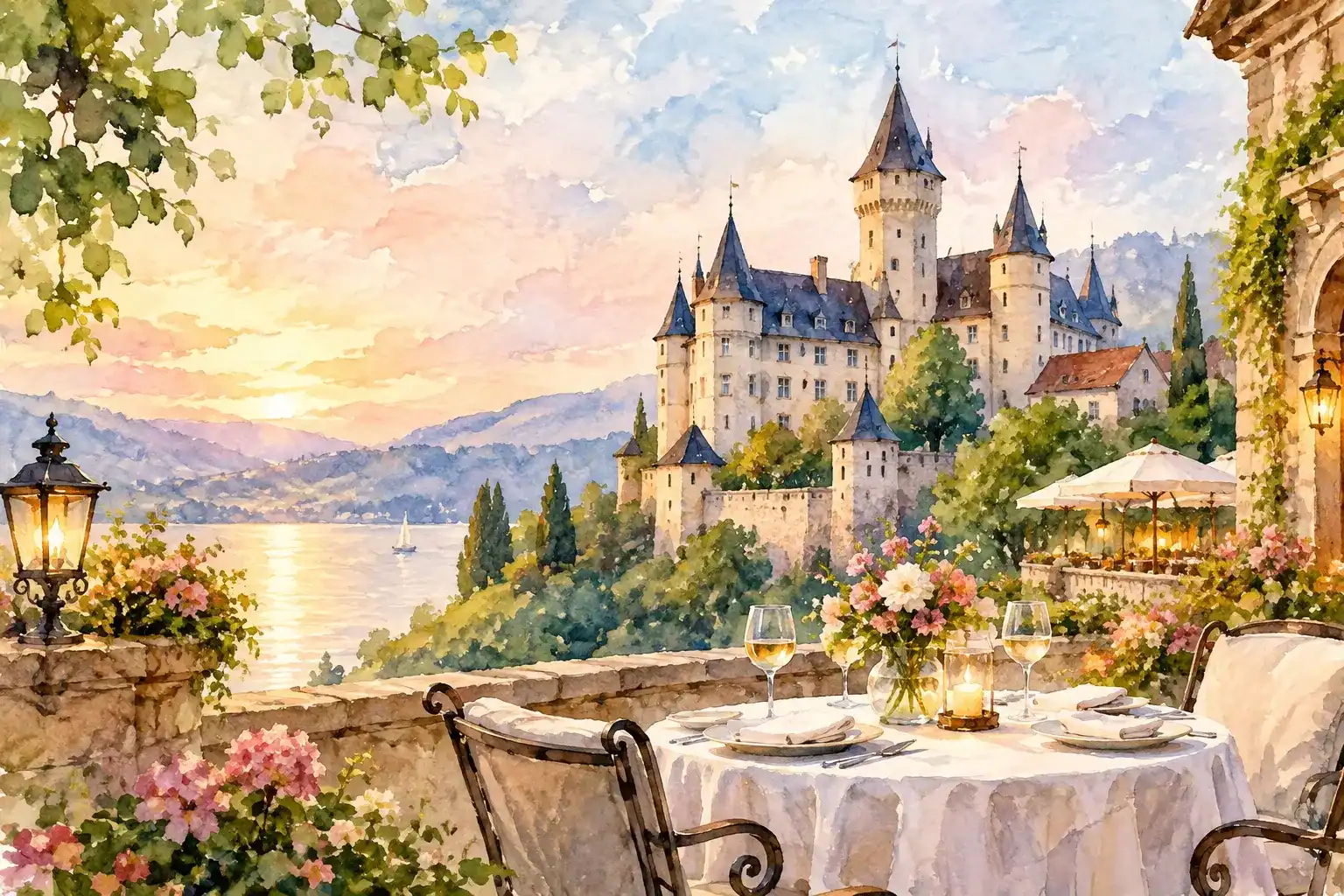 Wochenendtrip im Schloss mit Restaurant erleben